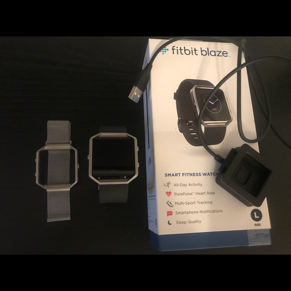 Fitbit Blaze with extra band